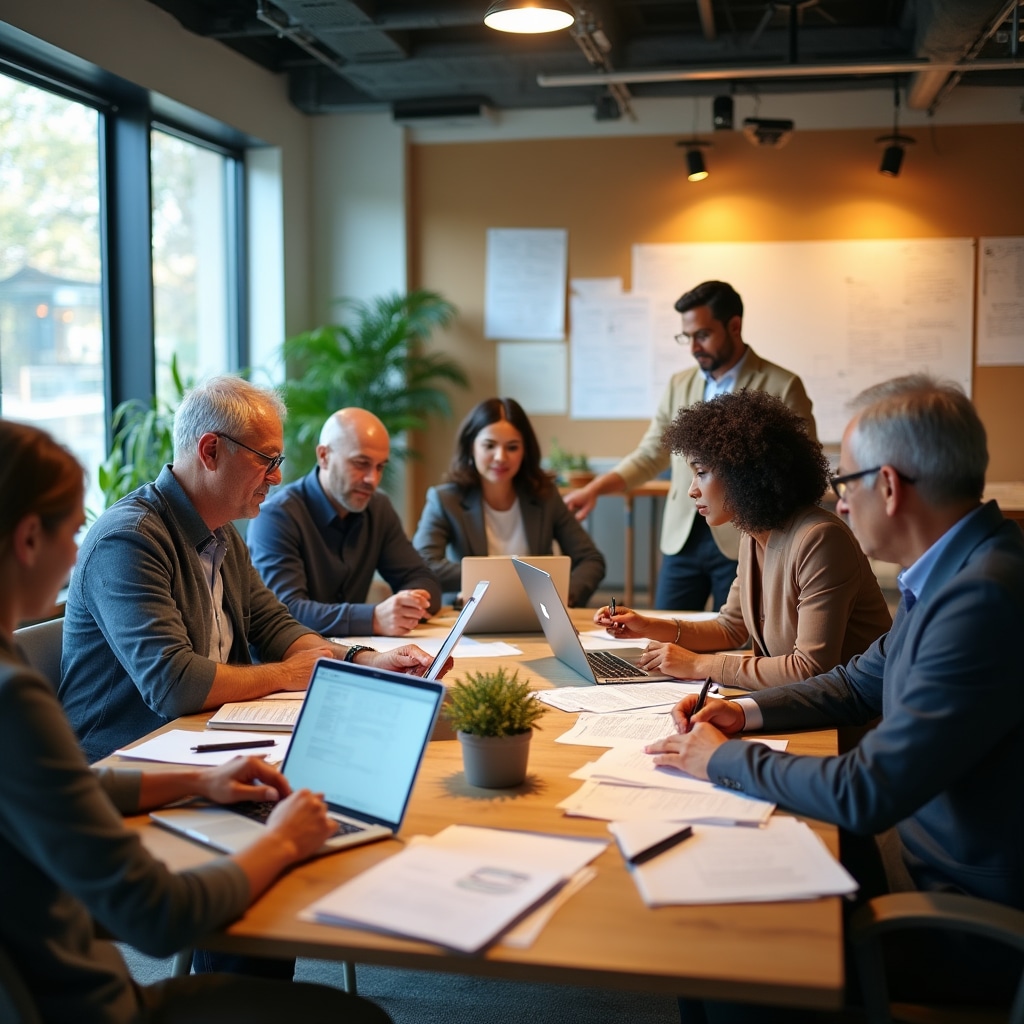 Assistix team members from various generations collaborating